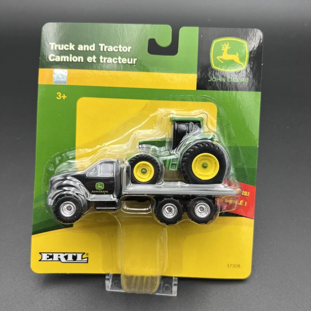 37308 Ertl/Tomy John Deere Truck and Tractor - Diecast/Plastic - New